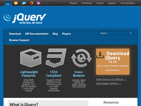 'jquery.com' screenshot