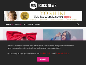 'jrocknews.com' screenshot