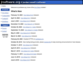 'jrsoftware.org' screenshot