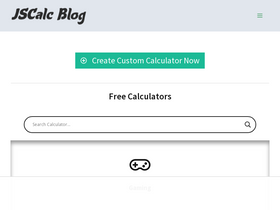 'jscalc-blog.com' screenshot