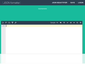 'jsonformatter.org' screenshot