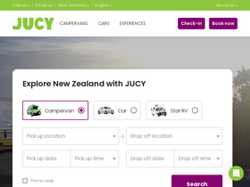'jucy.com' screenshot