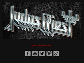 'judaspriest.com' screenshot