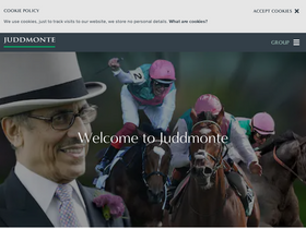 'juddmonte.com' screenshot