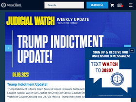 'judicialwatch.org' screenshot