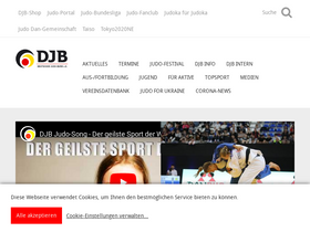 'judobund.de' screenshot