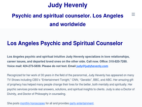'judyhevenly.com' screenshot
