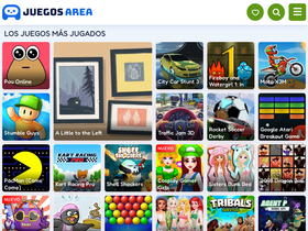 'juegosarea.com' screenshot