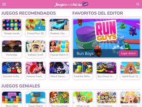 'juegosdechicas.com' screenshot