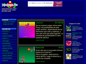 'jugarjuegos.com' screenshot