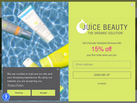 'juicebeauty.com' screenshot