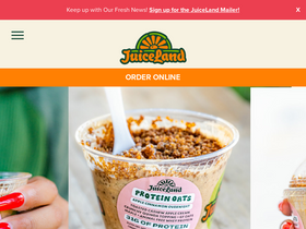 'juiceland.com' screenshot