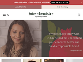 'juicychemistry.com' screenshot