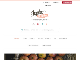 'jujube-en-cuisine.fr' screenshot