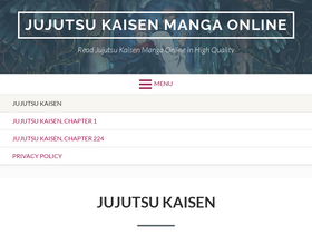 'jujustukaisen.com' screenshot