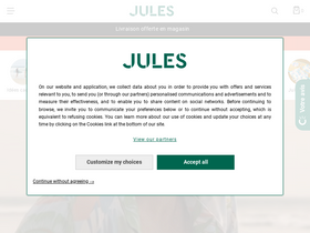 'jules.com' screenshot