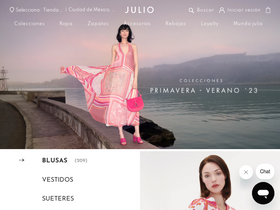 'julio.com' screenshot