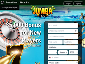 'jumbabet.com' screenshot