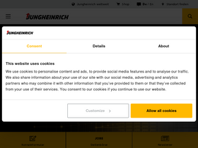 'jungheinrich.com' screenshot
