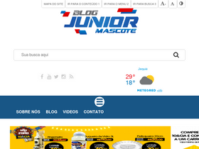 'juniormascote.com.br' screenshot