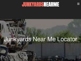 'junkyardsnearme.net' screenshot