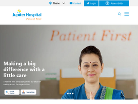 'jupiterhospital.com' screenshot