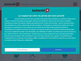 'justacote.com' screenshot
