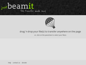 'justbeamit.com' screenshot