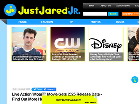 'justjaredjr.com' screenshot
