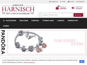 'juwelier-harnisch.com' screenshot