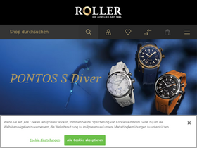 'juwelier-roller.de' screenshot