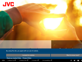 'jvc.com' screenshot