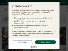 'jyskebank.dk' screenshot