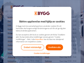 'k-bygg.se' screenshot