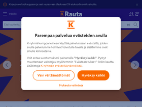 'k-rauta.fi' screenshot