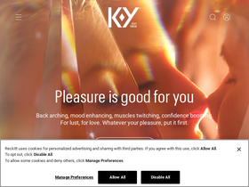 'k-y.com' screenshot