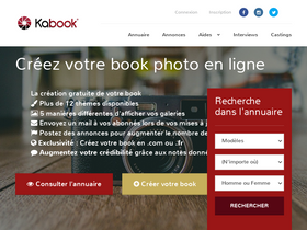 'kabook.fr' screenshot