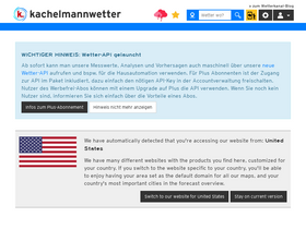 'kachelmannwetter.com' screenshot