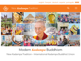 'kadampa.org' screenshot