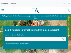 'kadaster.nl' screenshot