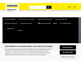 'kaerchershop-schreiber.de' screenshot