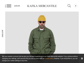 'kafkamercantile.com' screenshot