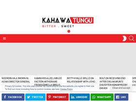 'kahawatungu.com' screenshot