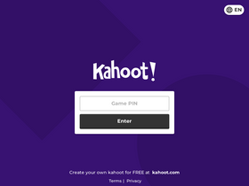 'kahoot.it' screenshot