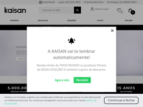 'kaisan.com.br' screenshot