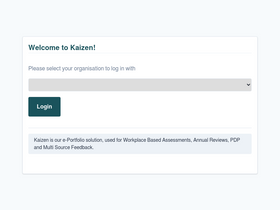 'kaizenep.com' screenshot