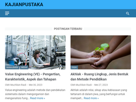'kajianpustaka.com' screenshot