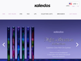 'kaleidosmakeup.com' screenshot