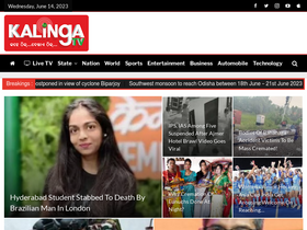 'kalingatv.com' screenshot