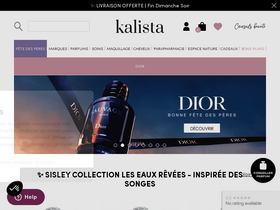 'kalista-parfums.com' screenshot